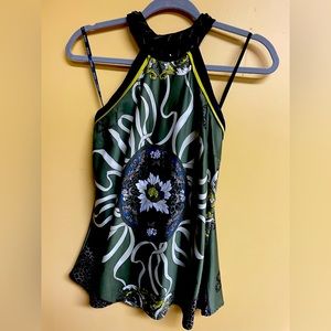 Beautiful XOXO satin-feel halter blouse size M